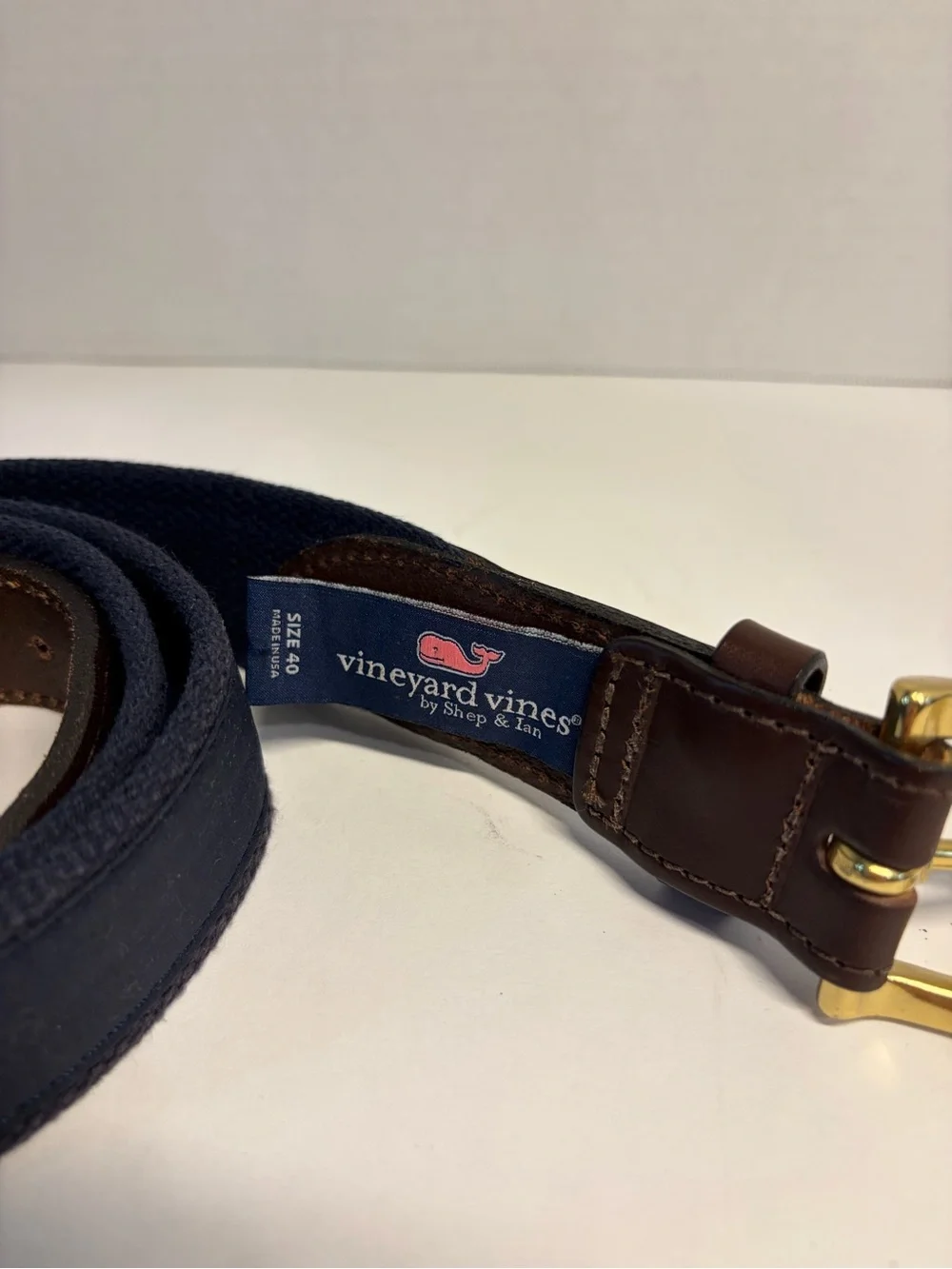 Vineyard Vines Men’s Canvas Belt Size 40 Stanton Ridge Golf Country Club  USA